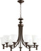 Quorum - 6122-9-86 - Nine Light Chandelier - Rossington - Oiled Bronze