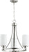Quorum - 6207-3-65 - Three Light Chandelier - Lancaster - Satin Nickel
