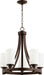 Quorum - 6207-5-86 - Five Light Chandelier - Lancaster - Oiled Bronze