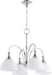 Quorum - 6211-4-62 - Four Light Chandelier - Richmond - Polished Nickel