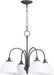 Quorum - 6409-4-17 - Four Light Chandelier - Celeste - Zinc