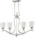 Quorum - 664-4-65 - Four Light Island Pendant - Flora - Satin Nickel