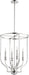 Quorum - 6711-4-62 - Four Light Entry Pendant - Richmond - Polished Nickel
