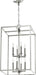 Quorum - 6731-8-62 - Eight Light Entry Pendant - Polished Nickel