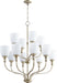 Quorum - 6811-12-60 - 12 Light Chandelier - Richmond - Aged Silver Leaf