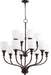 Quorum - 6811-12-86 - 12 Light Chandelier - Richmond - Oiled Bronze