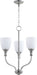 Quorum - 6811-3-65 - Three Light Chandelier - Richmond - Satin Nickel