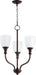 Quorum - 6811-3-86 - Three Light Chandelier - Richmond - Oiled Bronze