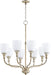 Quorum - 6811-8-60 - Eight Light Chandelier - Richmond - Aged Silver Leaf