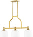 Quorum - 6911-3-80 - Three Light Island Pendant - Richmond - Aged Brass
