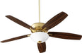 Quorum - 70525-80 - 52``Ceiling Fan - Breeze - Aged Brass