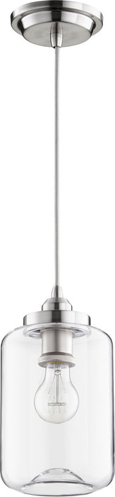 Quorum - 846-65 - One Light Pendant - Satin Nickel
