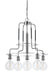 Cal Lighting - FX-3652-5 - Five Light Chandelier - Brushed Steel
