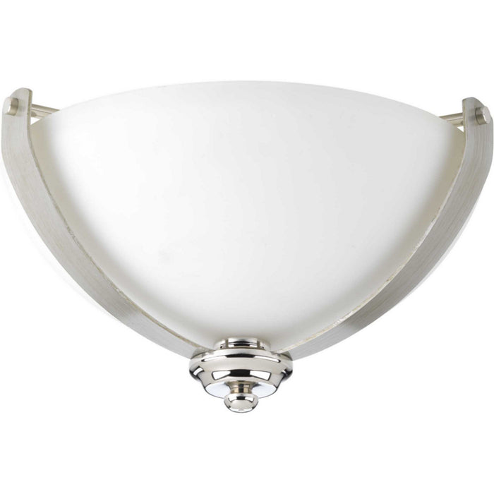 Progress Lighting - P350035-104 - Two Light Flush Mount - Noma - Polished Nickel