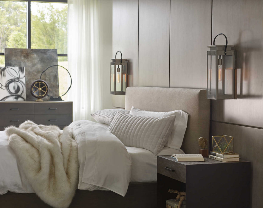 One Light Wall Lantern from the Union Square collection in Stainless Steel finish