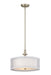 Dolan Designs - 1274-09 - Three Light Pendant - Double Organza - Satin Nickel
