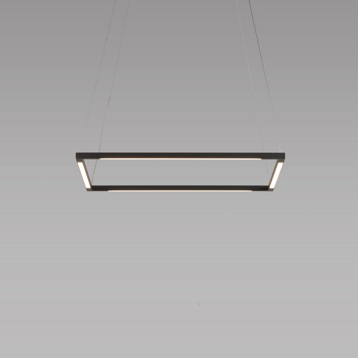 Koncept - ZBP-16-S-SW-MTB-CNP - LED Pendant - Z-Bar Pendant - Matte Black