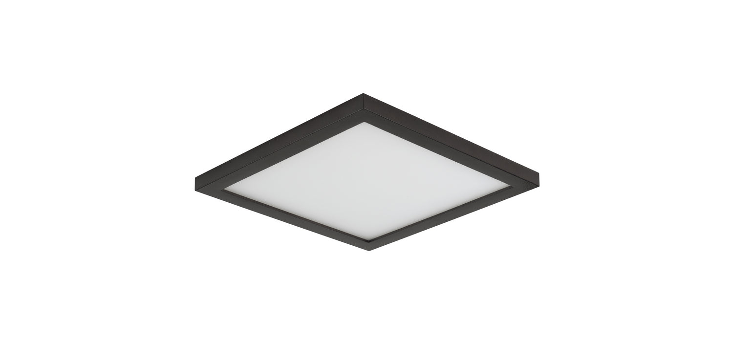 LED Flush Mount from the Wafer collection in Bronze finish