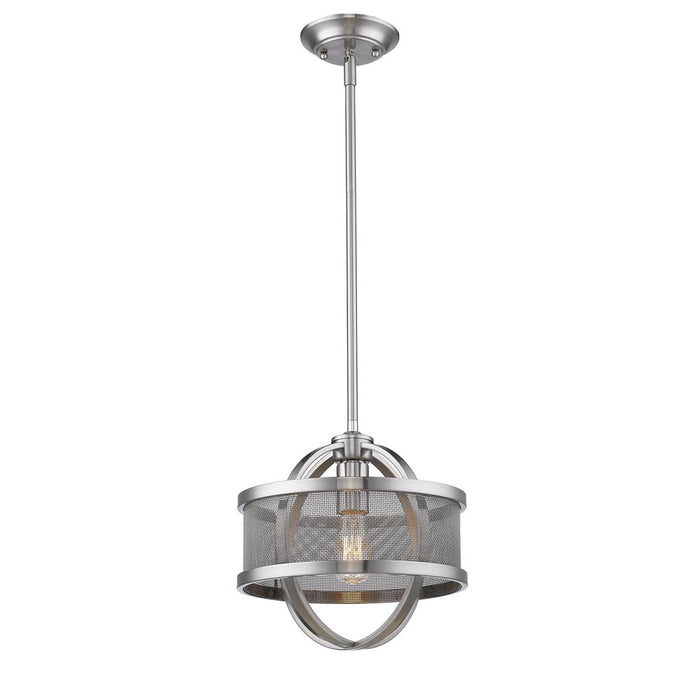 One Light Mini Pendant from the Colson collection in Pewter finish