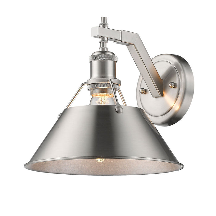 One Light Wall Sconce from the Orwell collection in Pewter finish