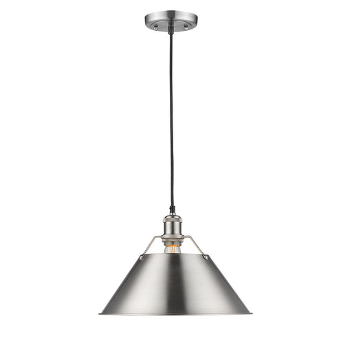 Golden - 3306-L PW-PW - One Light Pendant - Orwell - Pewter