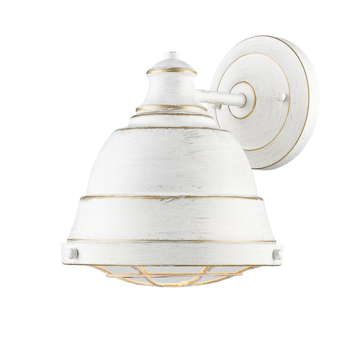 One Light Wall Sconce from the Bartlett collection in French White finish