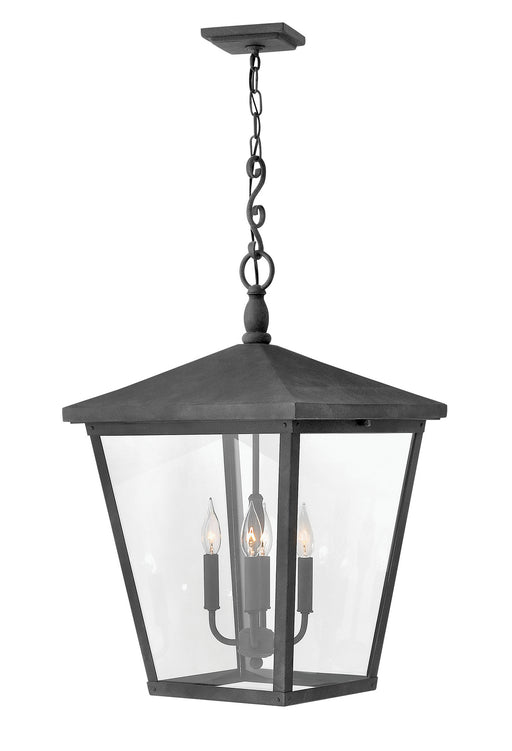 Hinkley - 1428DZ - Four Light Hanging Lantern - Trellis - Aged Zinc