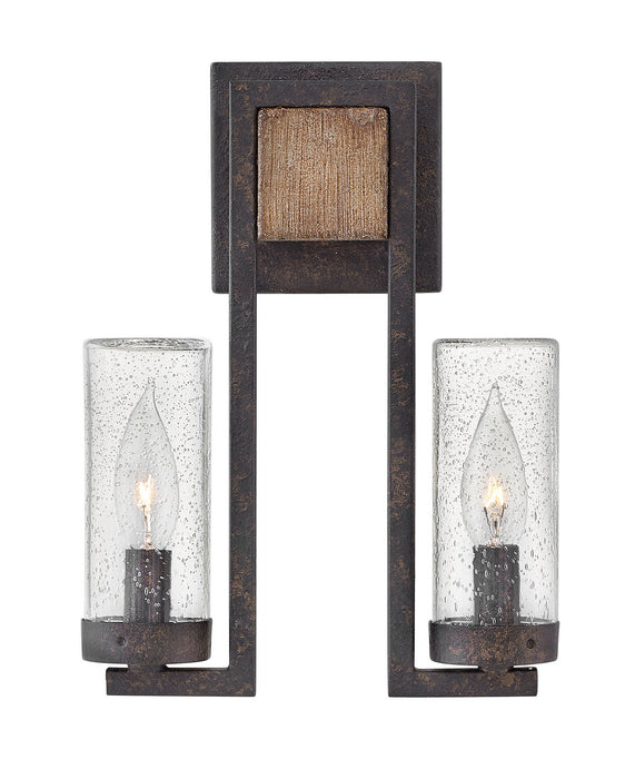 Hinkley - 29202SQ - Two Light Wall Mount - Sawyer - Sequoia