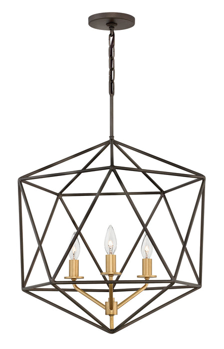 Hinkley - 3023MM - Three Light Pendant - Astrid - Metallic Matte Bronze