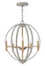 Hinkley - 3466CG - Six Light Foyer Pendant - Euclid - Cement Gray