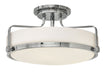 Hinkley - 3643CM - Three Light Flush Mount - Harper - Chrome