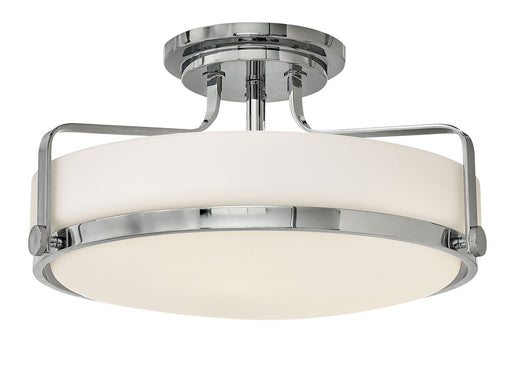 Hinkley - 3643CM - Three Light Flush Mount - Harper - Chrome