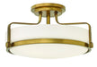 Hinkley - 3643HB-LED - LED Semi-Flush Mount - Harper - Heritage Brass