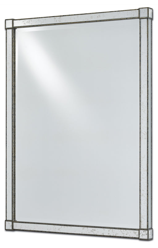 Currey and Company - 1000-0008 - Mirror - Monarch - Painted Silver Viejo/Light Antique Mirror