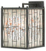 Currey and Company - 5000-0057 - One Light Wall Sconce - Tsukiyo - Antique Green & Rust/Raj Mirror