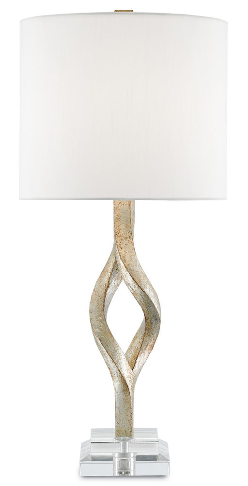 Currey and Company - 6000-0071 - One Light Table Lamp - Elyx - Chinois Silver Leaf