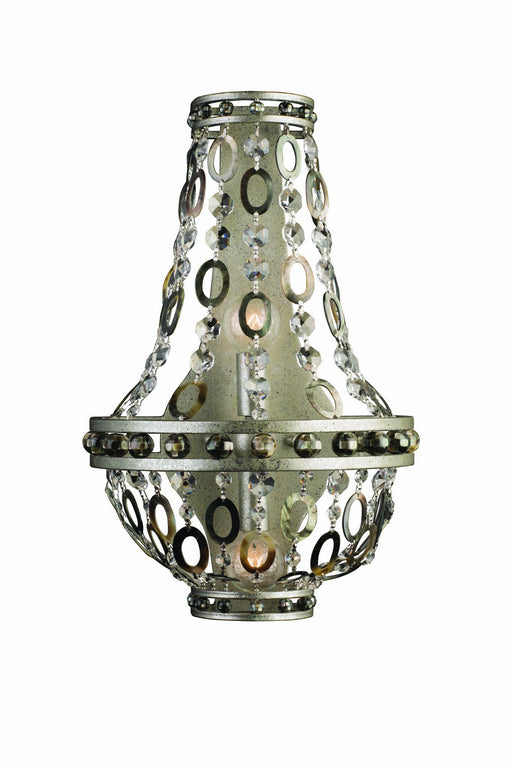 Allegri - 029921-042 - Two Light Wall Sconce - Lucia - Vintage Silver Leaf