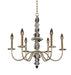 Allegri - 031250-041-FR001 - Six Light Chandelier - Bolivar - Champagne Gold