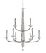 Allegri - 031352-010-FR001 - Nine Light Chandelier - Palermo - Chrome