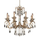 Allegri - 031651-038-FR001 - Eight Light Chandelier - Valencia - Brushed Champagne Gold