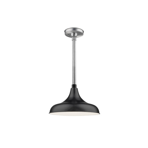 Millennium - RMWHS14-SB - One Light Pendant - R Series - Satin Black