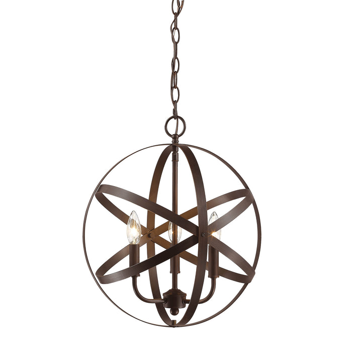 Millennium - 3235-RBZ - Three Light Pendant - None - Rubbed Bronze
