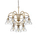 Millennium - 7349-HBZ - Nine Light Chandelier - Brighton - Heirloom Bronze