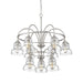 Millennium - 7349-SN - Nine Light Chandelier - Brighton - Satin Nickel