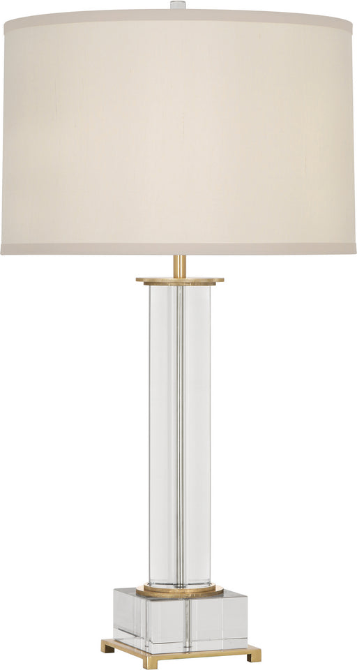 Robert Abbey - 359 - One Light Table Lamp - Williamsburg Finnie - Modern Brass w/ Clear Lead Crystal