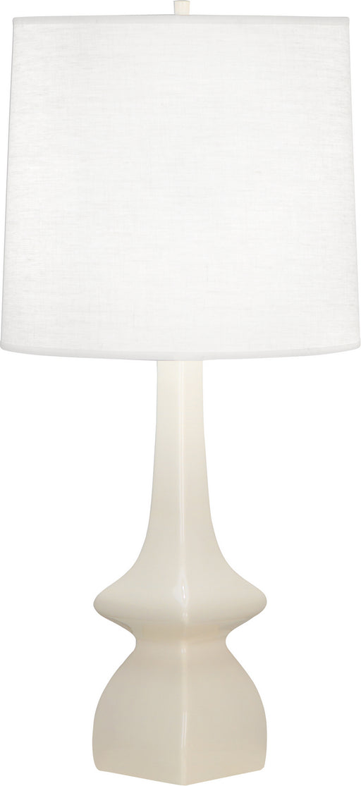 Robert Abbey - BN210 - One Light Table Lamp - Jasmine - BONE GLAZED CERAMIC