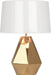 Robert Abbey - G930 - One Light Table Lamp - Delta - Polished Gold Glazed Ceramic