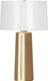 Robert Abbey - G960 - One Light Table Lamp - Mason - Polished Gold Glazed Ceramic