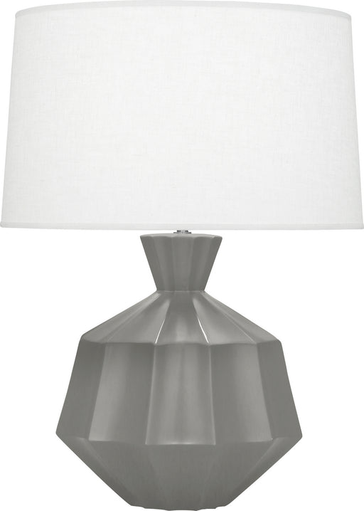 Robert Abbey - MST17 - One Light Table Lamp - Orion - Matte Smoky Taupe Glazed Ceramic