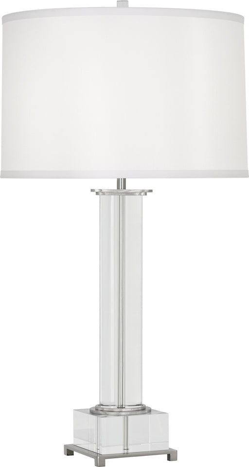 Robert Abbey - S359 - One Light Table Lamp - Williamsburg Finnie - Polished Nickel w/ Clear Lead Crystal